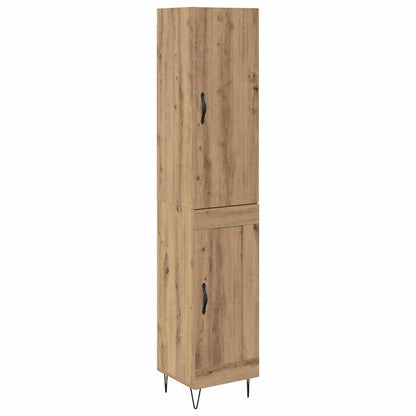 vidaXL Highboard Artisan-Eiche 34,5 x 34 x 90 cm Holzwerkstoff