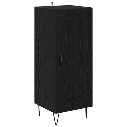 Highboard Schwarz Eichen-Optik 34,5 x 34 x 90 cm Holzwerkstoff