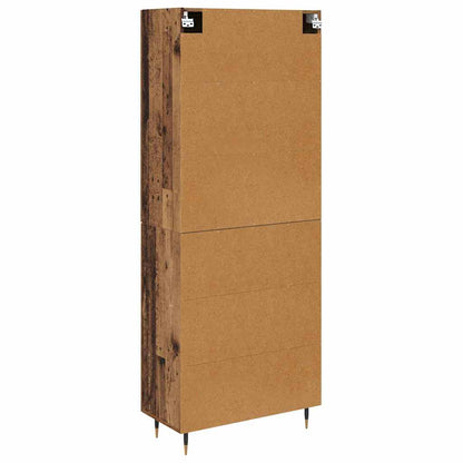 Highboard Altholz 69,5 x 34 x 90 cm Holzwerkstoff