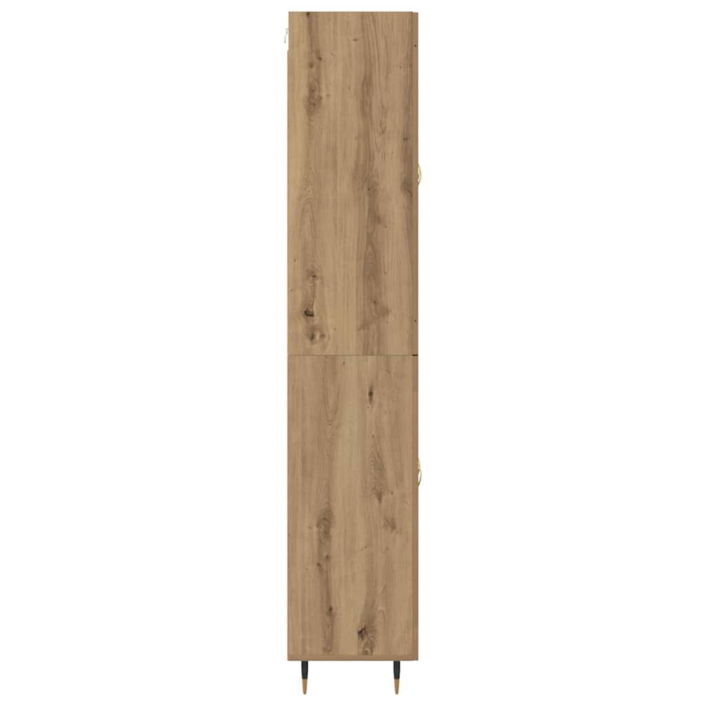 vidaXL Highboard Artisan-Eiche 69,5 x 34 x 90 cm Holzwerkstoff
