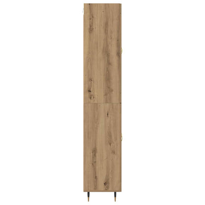 vidaXL Highboard Artisan-Eiche 69,5 x 34 x 90 cm Holzwerkstoff