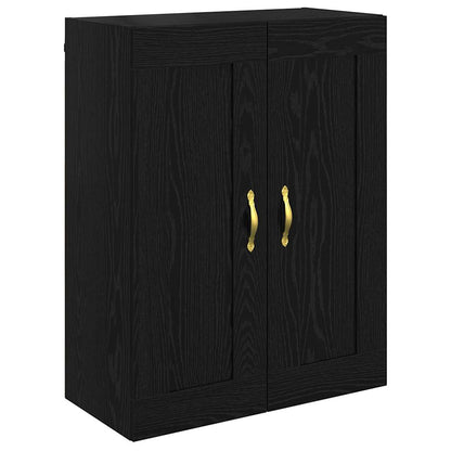 vidaXL Highboard Schwarz Eichen-Optik 69,5 x 34 x 90 cm Holzwerkstoff