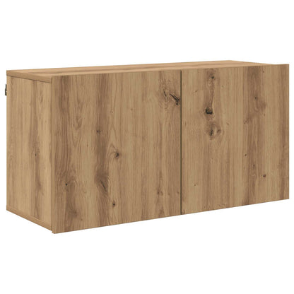 vidaXL Meubles TV muraux 4 pcs Chêne artisan Bois d'ingénierie