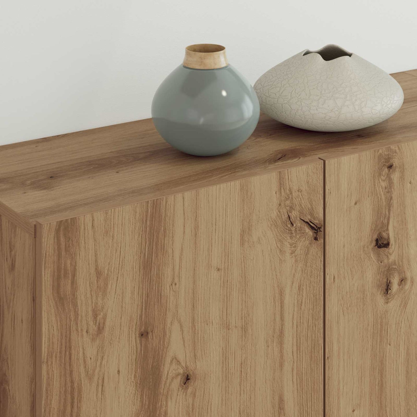 TV-Wandmöbel Wandmontiert 5 pcs Artisan-Eiche Holzwerkstoff