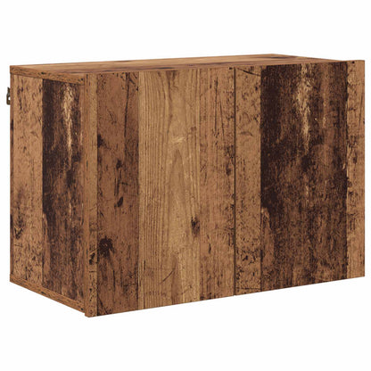 vidaXL Meuble TV mural 5 pcs en bois recyclé, support mural