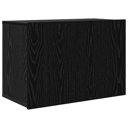 vidaXL TV-Wandmöbel 5 pcs Schwarz Eichen-Optik Holzwerkstoff