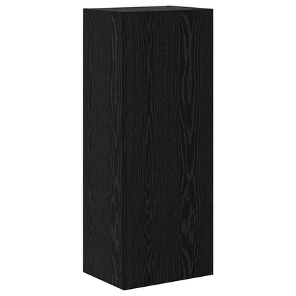 vidaXL TV-Wandgeräte 4 pcs Schwarz Eichen-Optik Holzwerkstoff