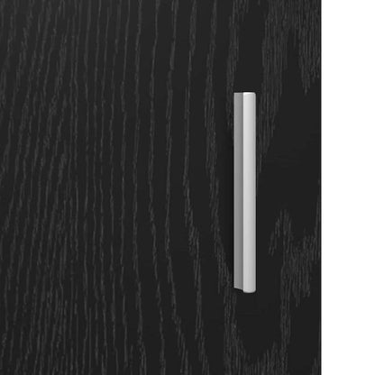 vidaXL Sideboards Corona 2 pcs Schwarz Eichen-Optik 59 x 39 x 80 cm