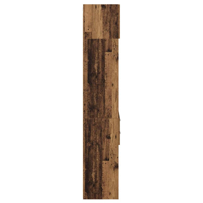vidaXL Highboard Wandmontiert Altholz 50 x 42,5 x 225 cm Holzwerkstoff