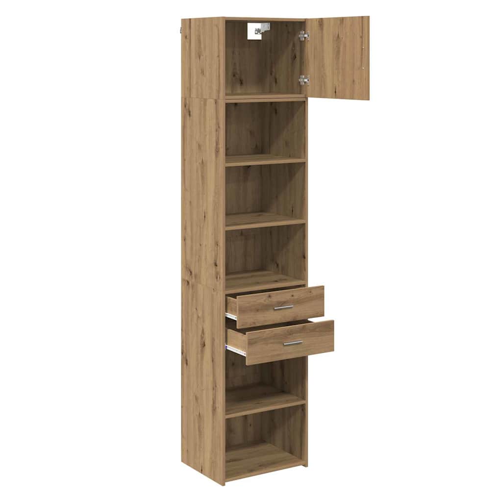 Highboard Artisan-Eiche 50 x 42,5 x 225 cm Holzwerkstoff