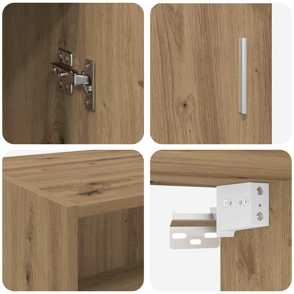 Aufbewahrungsschrank Artisan-Eiche 80 x 42,5 x 225 cm