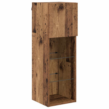 vidaXL Meubles TV muraux 4 pcs Chêne artisan Matériau à base de bois