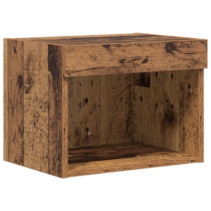 vidaXL Meubles TV muraux 4 pcs Chêne artisan Matériau à base de bois