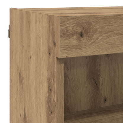 vidaXL TV-Wandmöbel Wandmontiert 6 pcs Artisan-Eiche Holzwerkstoff