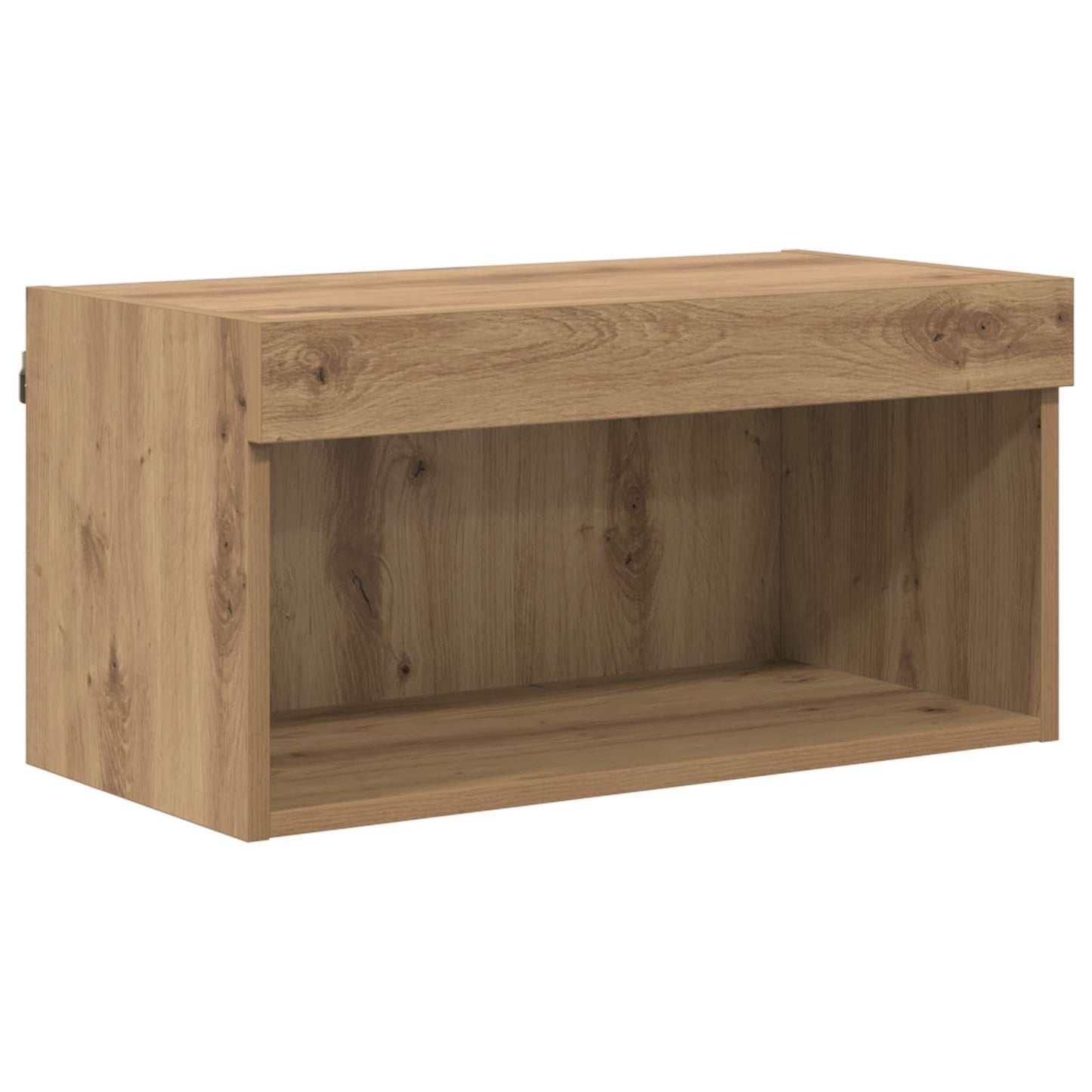 TV Wand Einheiten mit LED 5 Stück Artisan-Eiche 80 x 30 x 40 cm
