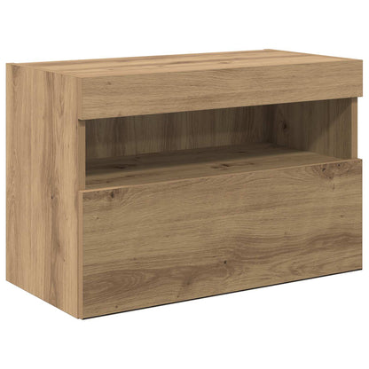vidaXL Meubles TV muraux 6 pcs Chêne artisan Bois d'ingénierie