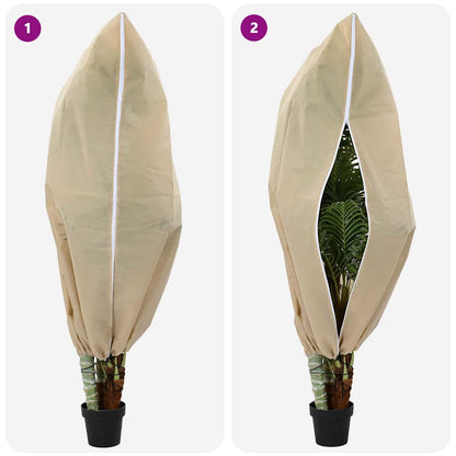 Winterschutz fur Pflanzen 5 pcs Beige 1,8 x 1,2 m Vliesstoff