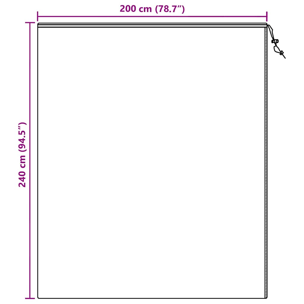 Winterschutz fur Pflanzen Weiß 2,4 x 2 m Vliesstoff