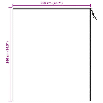 Winterschutz fur Pflanzen Weiß 2,4 x 2 m Vliesstoff