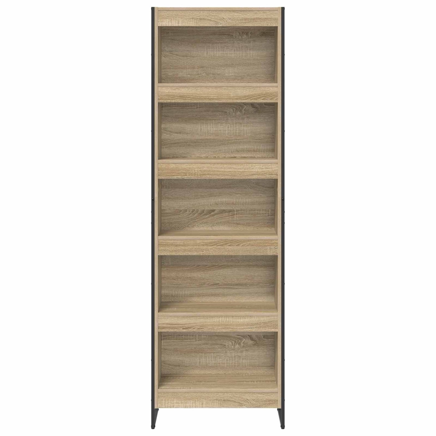 vidaXL Bücherregal 2 pcs Sonoma 80 x 30 x 155 cm Holzwerkstoff