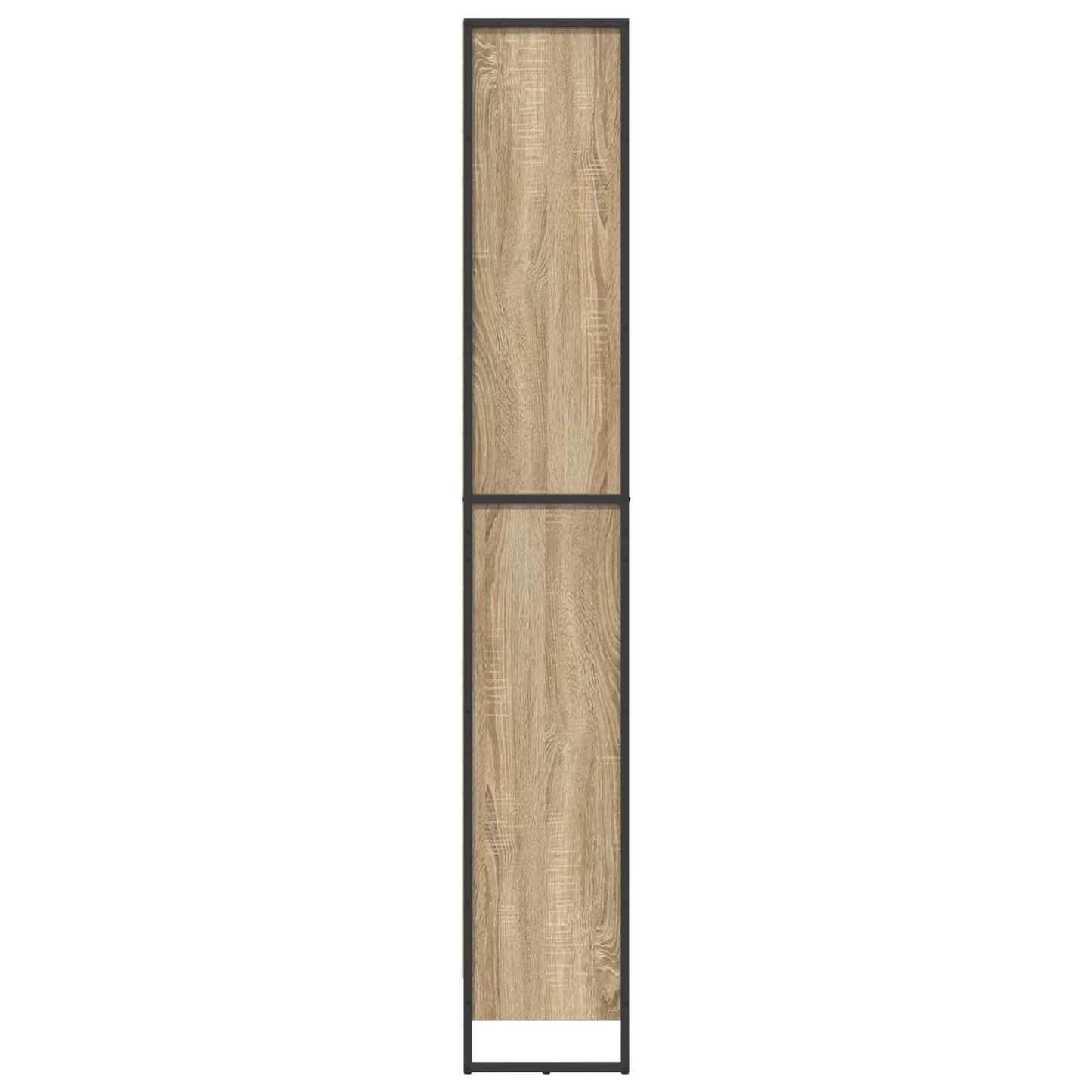 vidaXL Bücherregal 2 pcs Sonoma 80 x 30 x 155 cm Holzwerkstoff