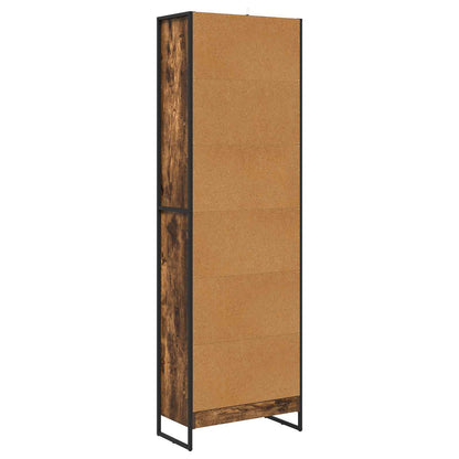 vidaXL Bücherregal 2 pcs Raucharbe 80 x 30 x 155 cm Holzwerkstoff