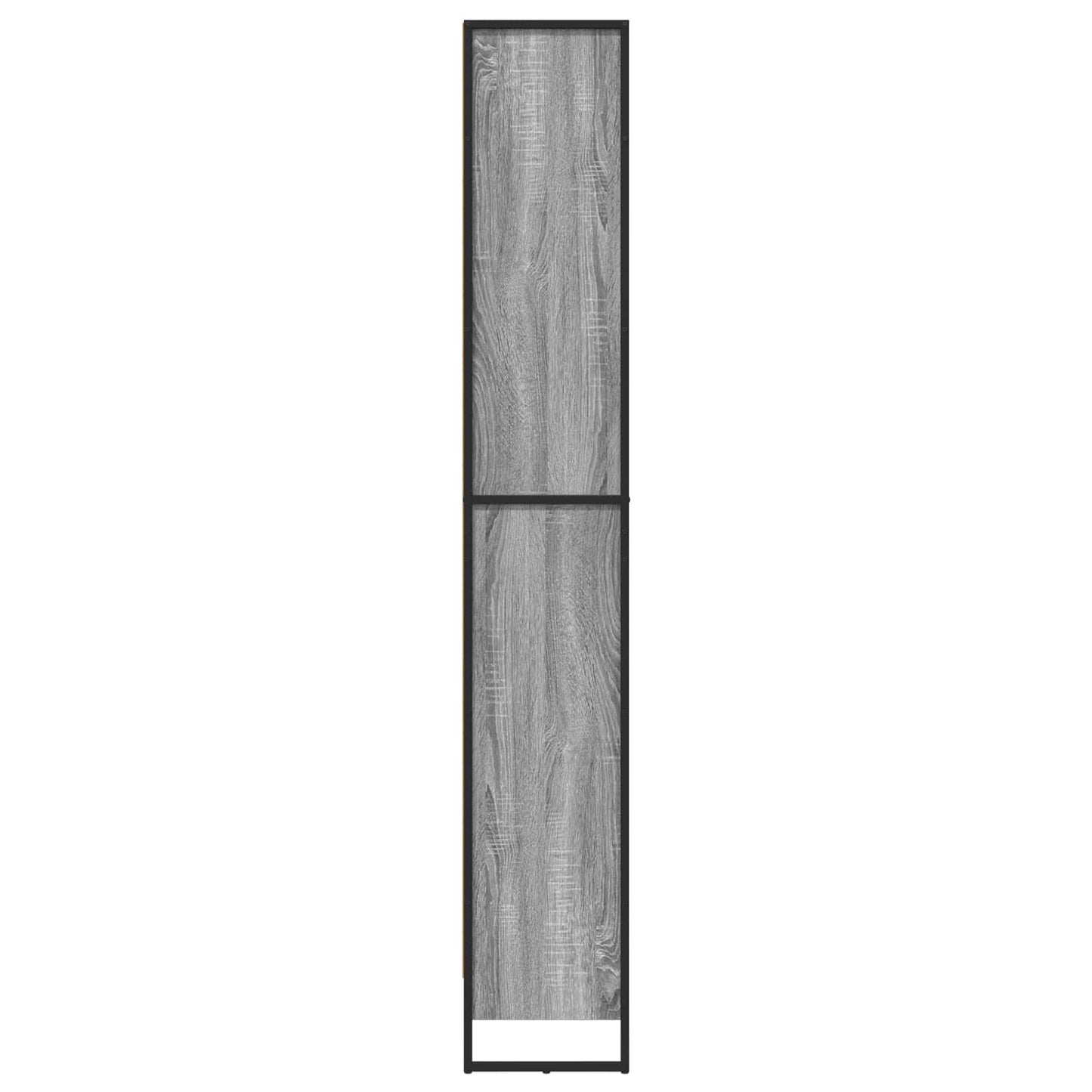 vidaXL Bücherregal 2 pcs Graues Sonoma 80 x 30 x 155 cm Holzwerkstoff
