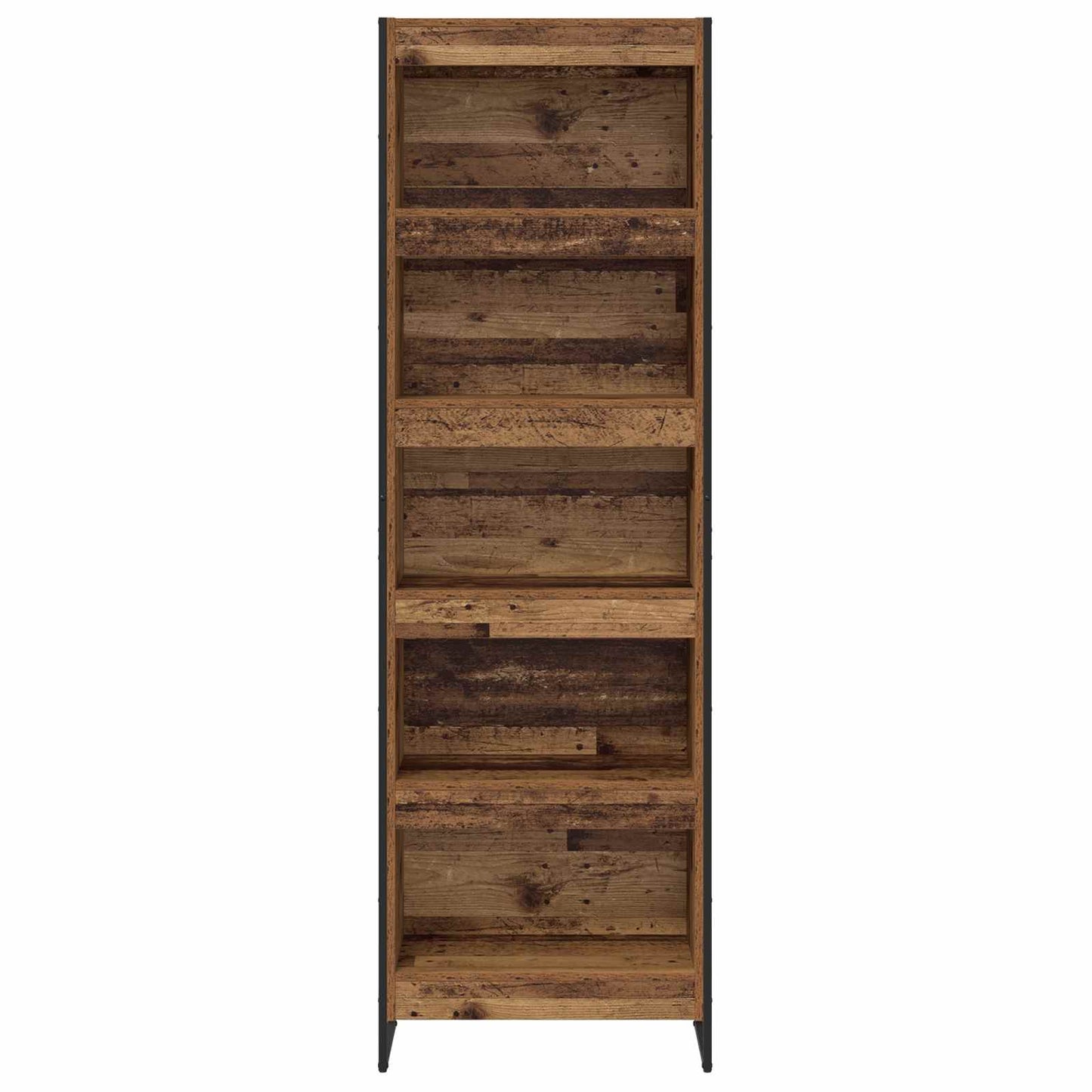 Bücherregal 2 pcs Altholz 80 x 30 x 155 cm Holzwerkstoff