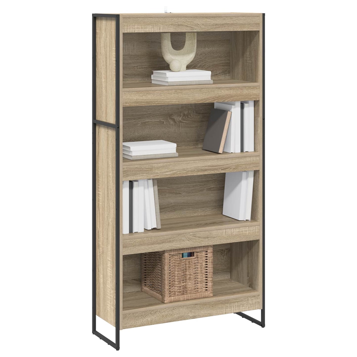 Bücherregal 2 pcs Sonoma 80 x 30 x 155 cm Holzwerkstoff