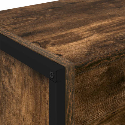 Bücherregal 2 pcs Raucharbe 80 x 30 x 155 cm Holzwerkstoff