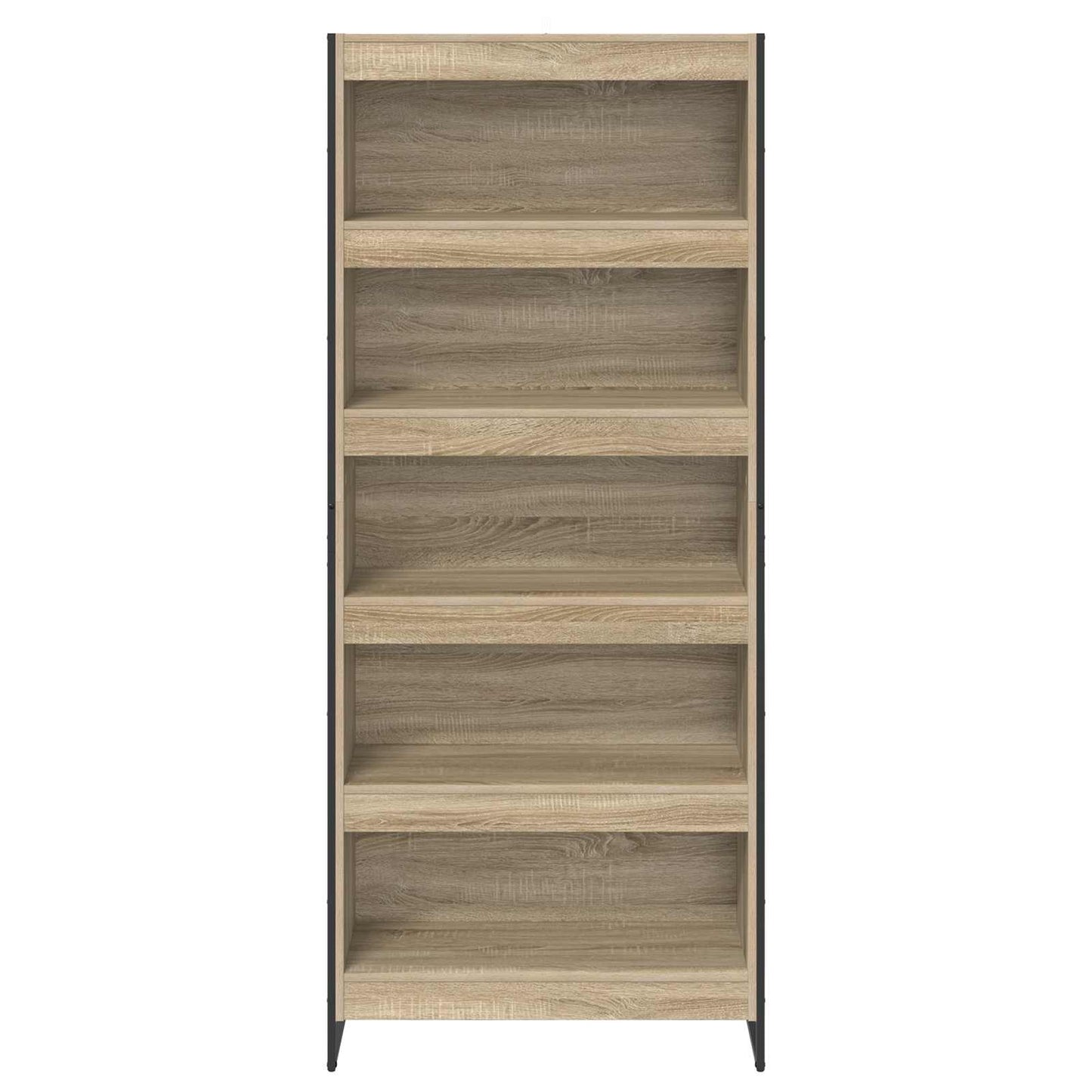 vidaXL Bücherregal 2 pcs Sonoma 80 x 30 x 155 cm Holzwerkstoff