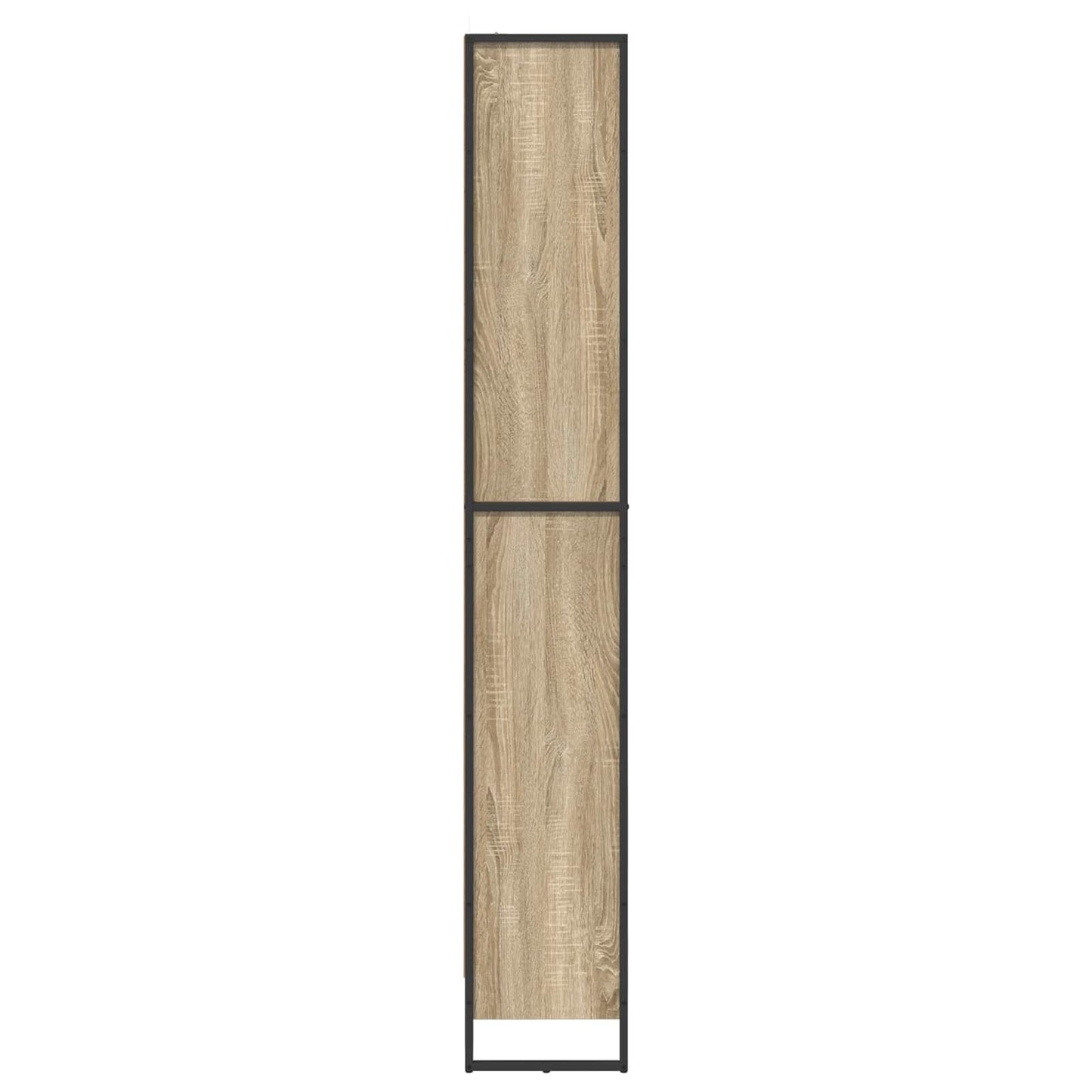 vidaXL Bücherregal 2 pcs Sonoma 80 x 30 x 155 cm Holzwerkstoff