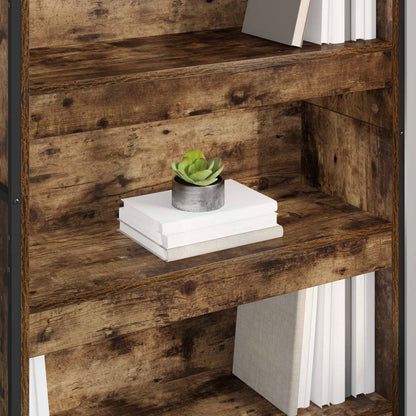 Bücherregal 2 pcs Raucharbe 80 x 30 x 155 cm Holzwerkstoff