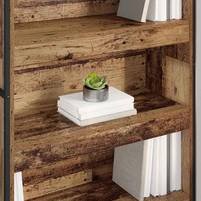 vidaXL Bücherregal 2 pcs Altholz 80 x 30 x 155 cm Holzwerkstoff