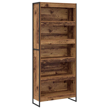 vidaXL Bücherregal 2 pcs Altholz 80 x 30 x 155 cm Holzwerkstoff