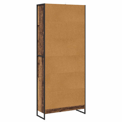 vidaXL Bücherregal 2 pcs Altholz 80 x 30 x 155 cm Holzwerkstoff