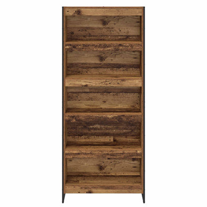 vidaXL Bücherregal 2 pcs Altholz 80 x 30 x 155 cm Holzwerkstoff
