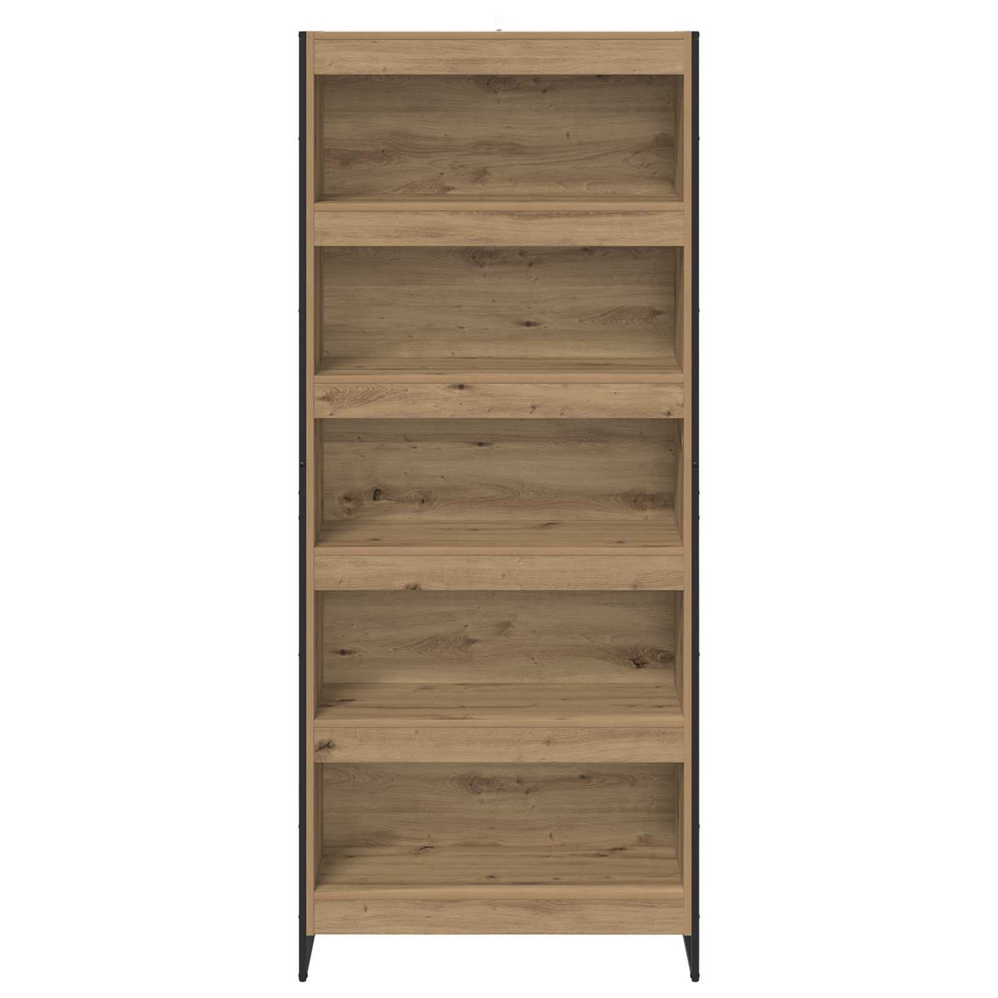 vidaXL Bücherregal 2 pcs Kunsthandwerk Eiche 80 x 30 x 155 cm
