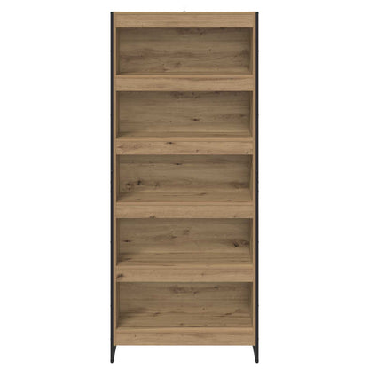vidaXL Bücherregal 2 pcs Kunsthandwerk Eiche 80 x 30 x 155 cm