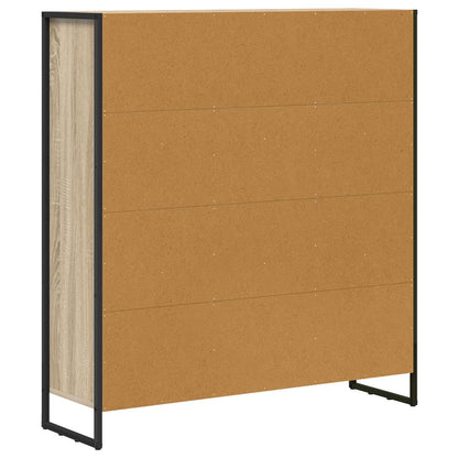 vidaXL Bücherregal 2 pcs Sonoma 99,5 x 30 x 108 cm Holzwerkstoff