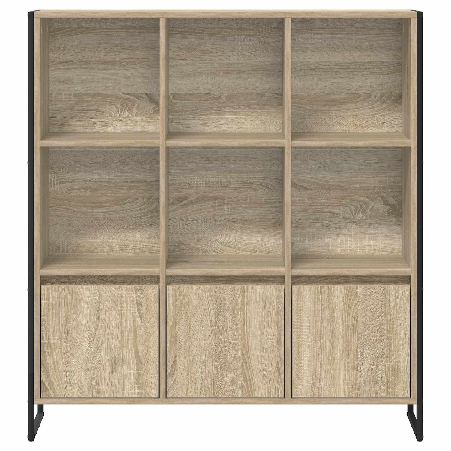 vidaXL Bücherregal 2 pcs Sonoma 99,5 x 30 x 108 cm Holzwerkstoff