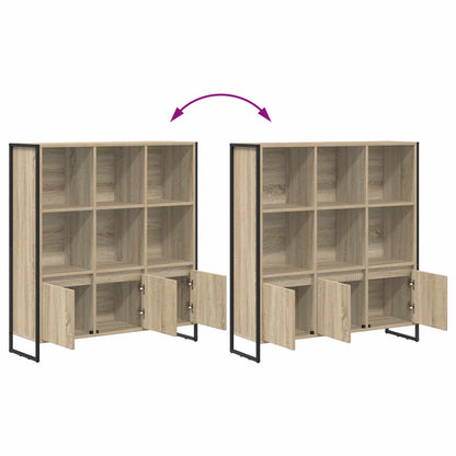 vidaXL Bücherregal 2 pcs Sonoma 99,5 x 30 x 108 cm Holzwerkstoff
