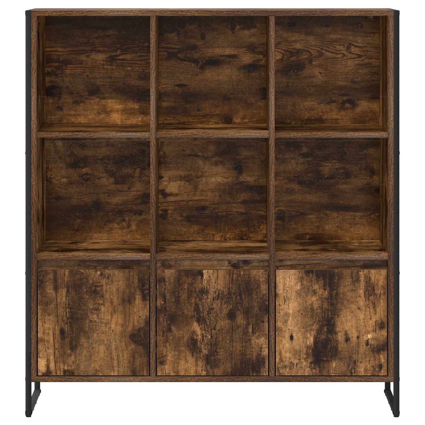 vidaXL Bücherregal 2 pcs Raucharbe 99,5 x 30 x 108 cm Holzwerkstoff