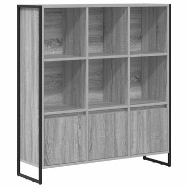 vidaXL Bücherregal 2 pcs Graues Sonoma 99,5 x 30 x 108 cm