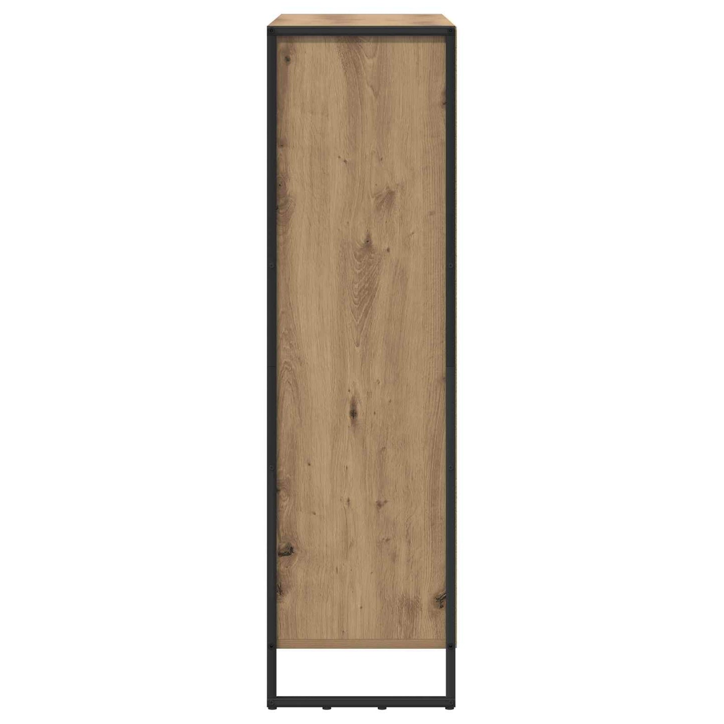 vidaXL Bücherregal 2 pcs Kunsthandwerk Eiche 99,5 x 30 x 108 cm