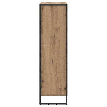 vidaXL Bücherregal 2 pcs Kunsthandwerk Eiche 99,5 x 30 x 108 cm