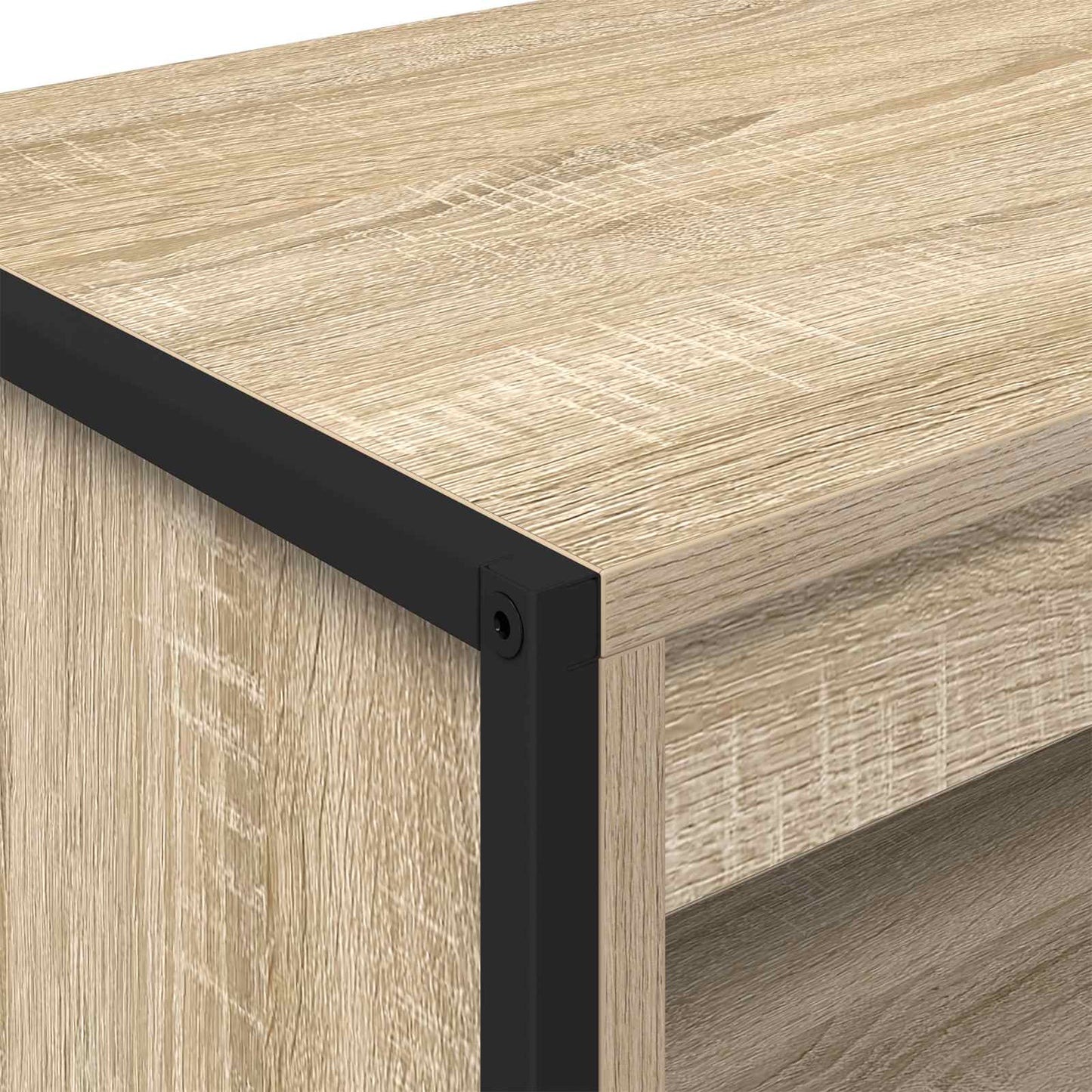 vidaXL Hohe Schränke 2 pcs Sonoma 60 x 36 x 200 cm Holzwerkstoff