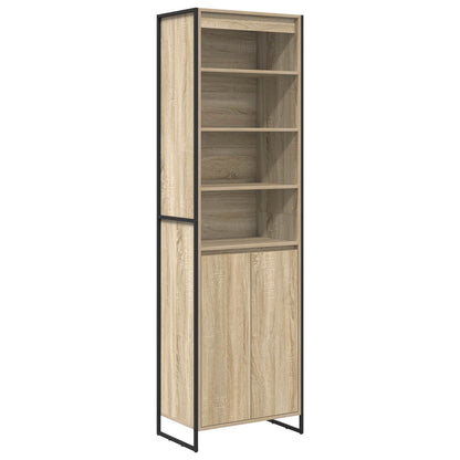 vidaXL Hohe Schränke 2 pcs Sonoma 60 x 36 x 200 cm Holzwerkstoff