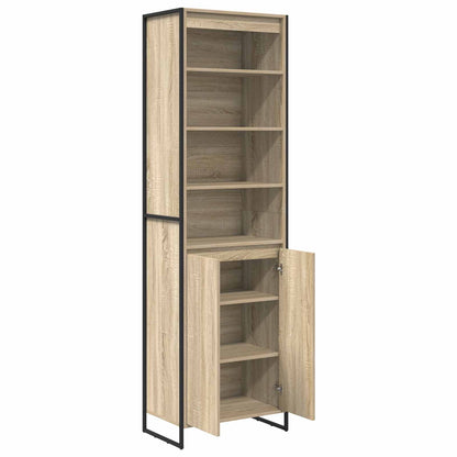 vidaXL Hohe Schränke 2 pcs Sonoma 60 x 36 x 200 cm Holzwerkstoff