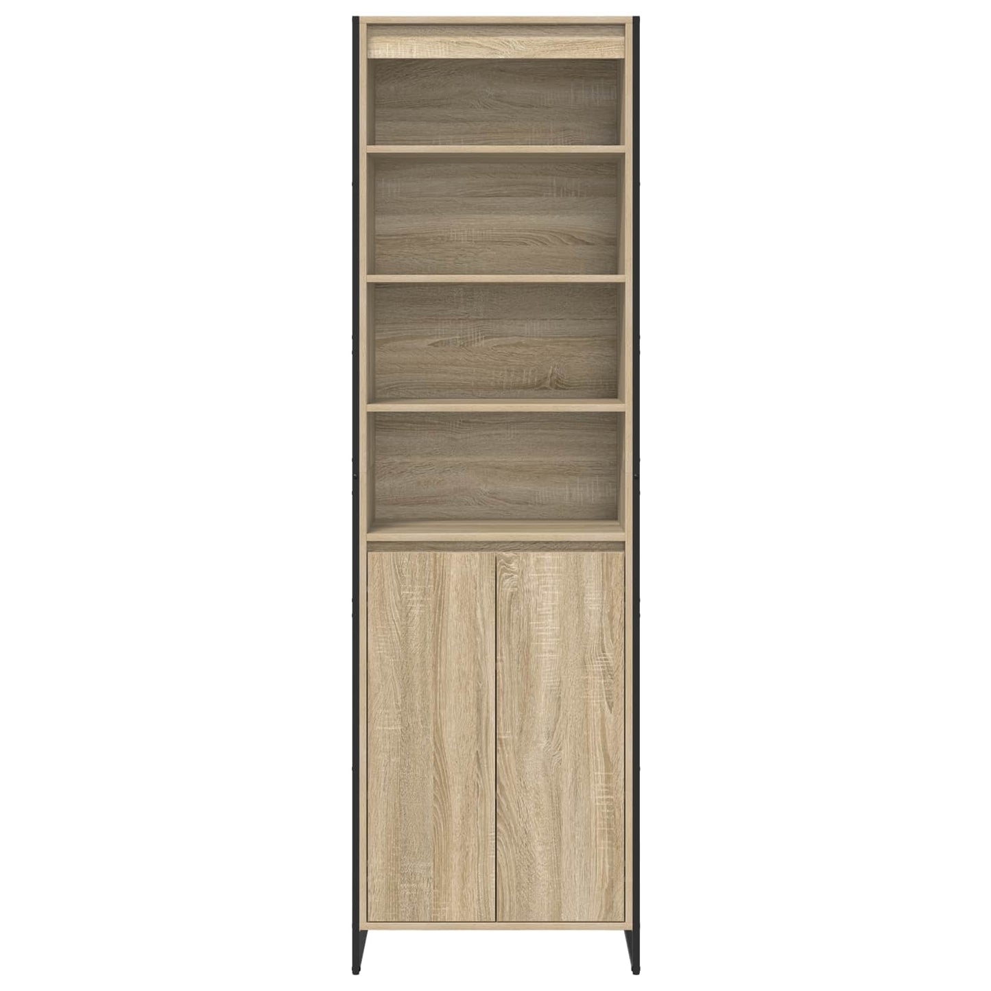 vidaXL Hohe Schränke 2 pcs Sonoma 60 x 36 x 200 cm Holzwerkstoff